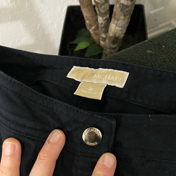 Black Zipper Michael Kors Slacks - Picture 4 of 4
